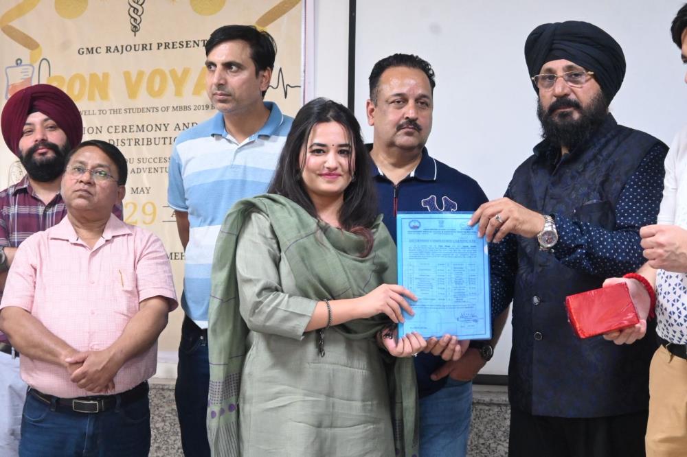 Government Medical College Rajouri Celebrates Passing out of first Batch of MBBS .(2019)